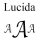 Lucida Monogram